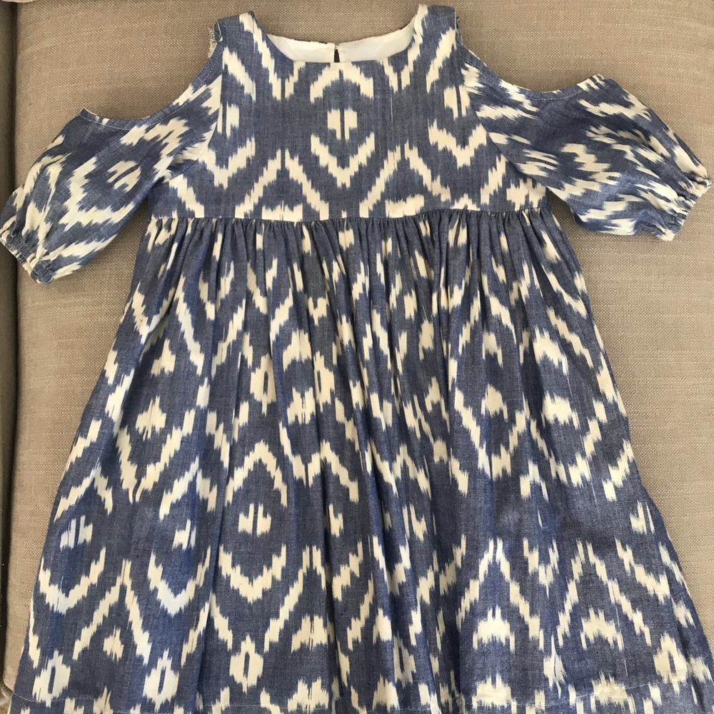 Hannah Kate cold shoulder ikat dress